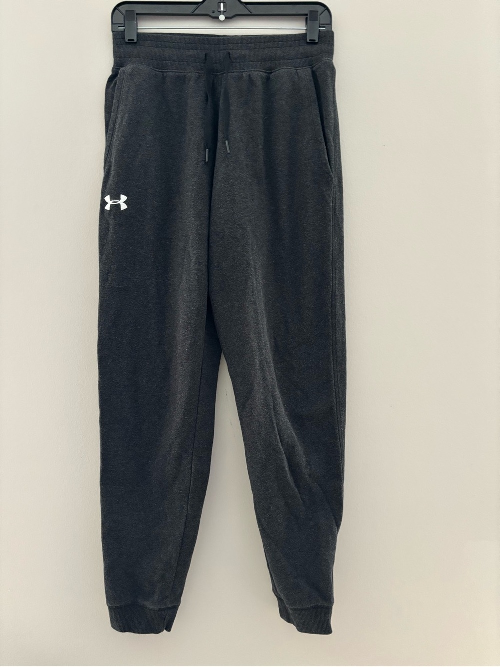 Under Armour Men's Fleece Jogger Sweatpants Medium Charcoal Gray Athletic Lounge